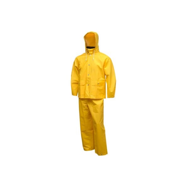 Tingley Tingley S63217 Comfort-Tuff 2 Pc Suit, Yellow, Attached Hood, Small S63217.SM - main